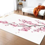 Tapis de salon Japonais motifs floraux