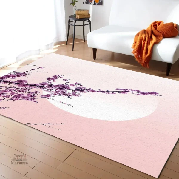 Tapis Japonais design cerisier