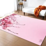 Tapis Japonais fleuri pour intérieur