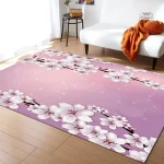 Tapis traditionnel Japonais fleuri