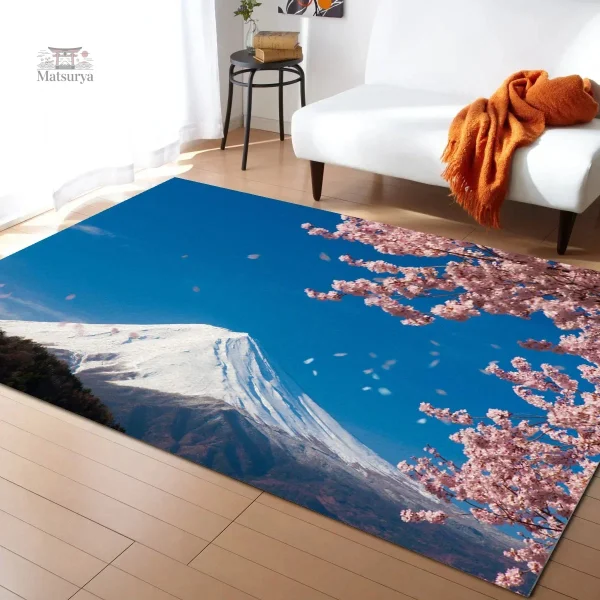 Tapis Japonais avec motif floral