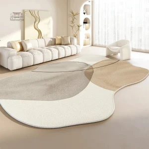 Tapis japonais irrégulier pour salon