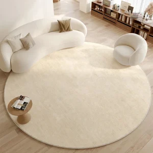 Tapis Japonais rond en fibres naturelles