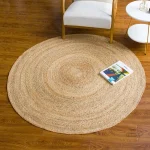 Tapis de salon en jute, style Japonais