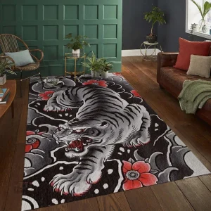 Tapis Japonais Tigre pour salon