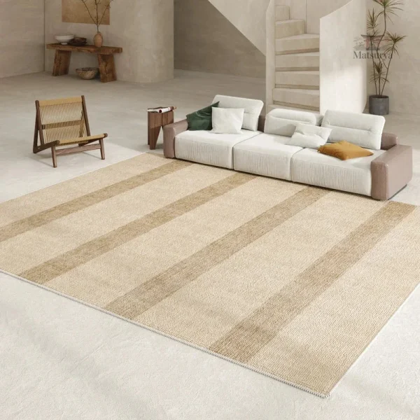 Tapis de salon au design japonais élégant