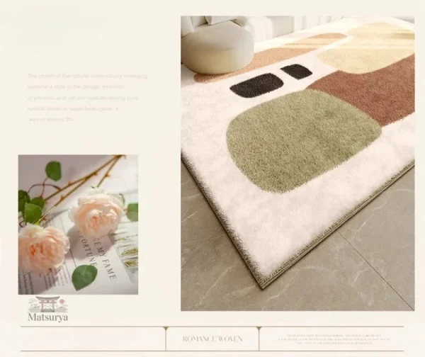 Tapis Wabi Sabi offrant une esthétique harmonieuse