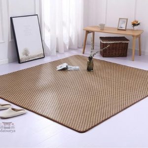 Tapis de sol japonais traditionnel en fibres naturelles