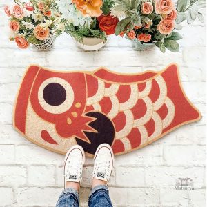 Tapis Japonais Koi design élégant et traditionnel