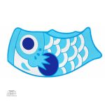 Tapis Koi avec motifs aquatiques japonais authentiques