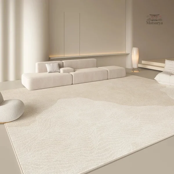 Tapis de style japonais pour salon moderne