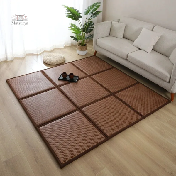 Tatami japonais traditionnel pour un confort optimal