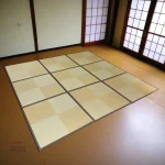 Tapis Japonais Tatami en carreaux