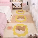 Tapis Kawaii au design japonais coloré et ludique
