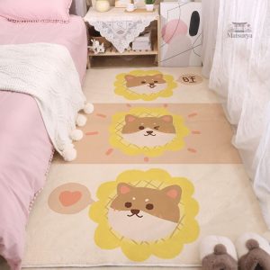 Tapis Kawaii au design japonais coloré et ludique