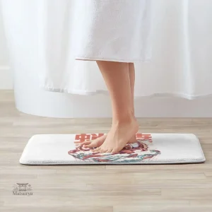 Tapis salle de bain design japonais