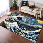 Tapis de salon au style japonais traditionnel