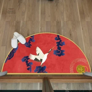 Tapis japonais semi-circulaire pour une décoration stylée