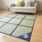 Tapis japonais traditionnel en paille de riz