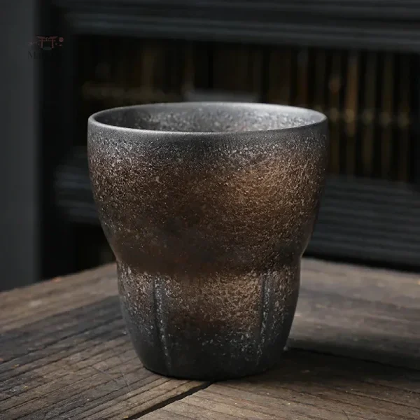 Tasse à café en céramique japonaise colorée