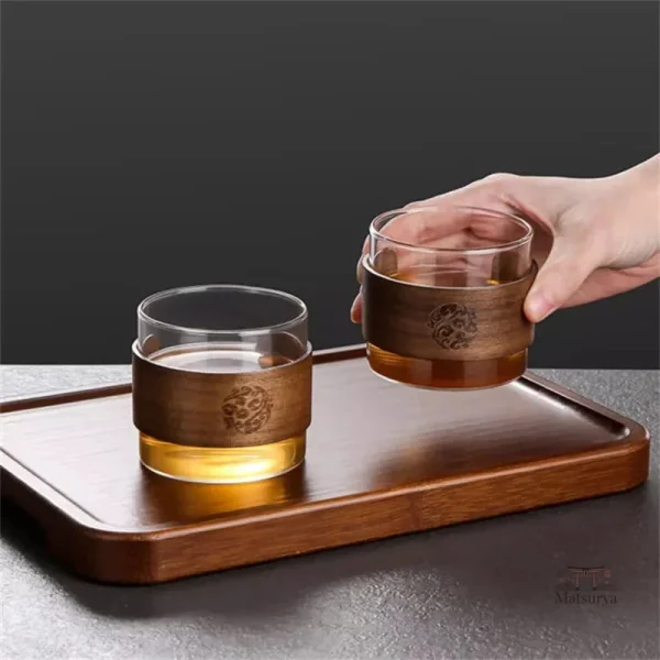 Tasse à thé japonaise avec finition soignée
