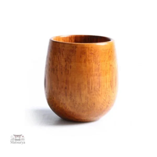 Tasse japonaise en bois élégant pour boissons