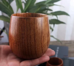 Tasse en bois japonaise écoresponsable