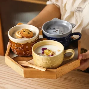 Tasse japonaise motif chat