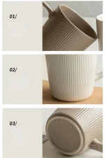 Tasse élégante aux rayures japonaises