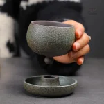 Tasse japonaise design avec son soucoupe