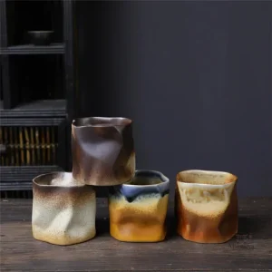 Design unique de tasse japonaise avec motifs originaux