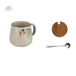 Tasse avec couvercle en style japonais