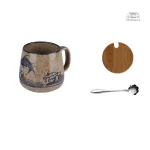 Tasse en céramique avec couvercle