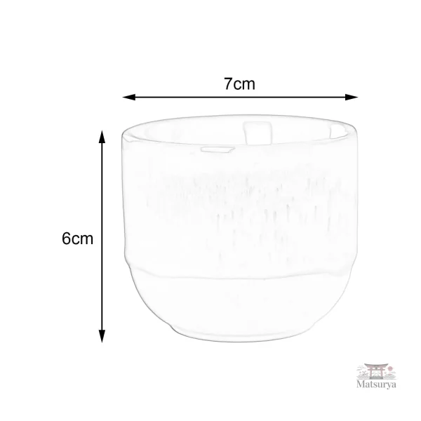 Tasse dégradée en céramique, style japonais