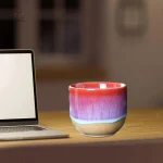 Tasse dégradée avec motif japonais traditionnel