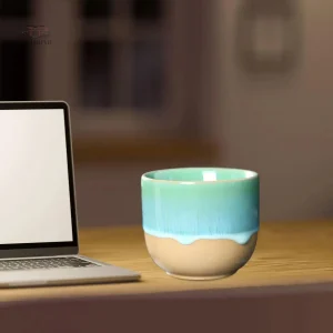 Tasse japonaise aux nuances dégradées élégantes