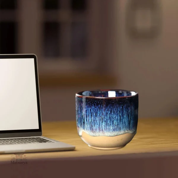 Tasse japonaise moderne effet dégradé