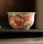 Tasse en céramique dragon, inspiration japonaise