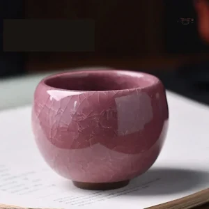 Tasse japonaise effet craquelé