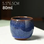 Tasse en céramique effet fissuré