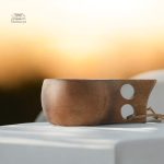 Tasse japonaise en bois, design élégant