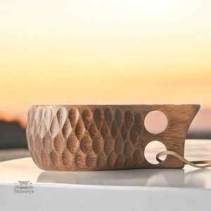 Tasse japonaise en bois design