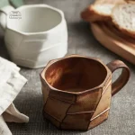 Tasse japonaise moderne épurée en céramique