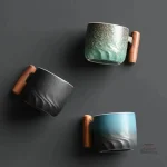 Tasse japonaise moderne en céramique élégante