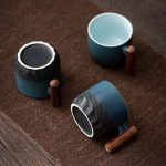 Tasse japonaise chic en couleur sobre