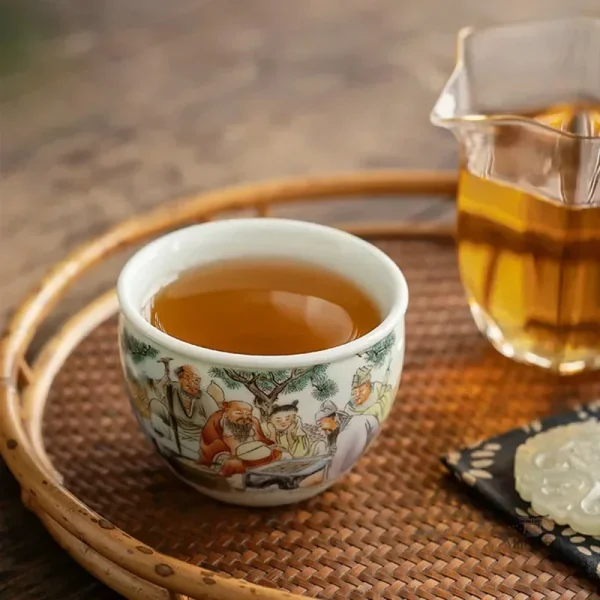 Tasse japonaise, artisanal en porcelaine fine