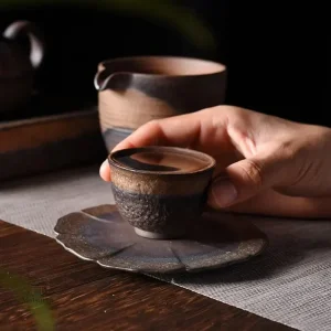 Tasse japonaise design unique en poterie