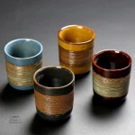Tasse japonaise en céramique, design unique