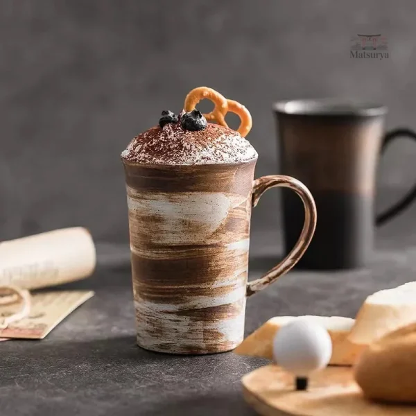 Tasse japonaise artisanale en céramique