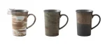 Tasse japonaise en argile naturelle